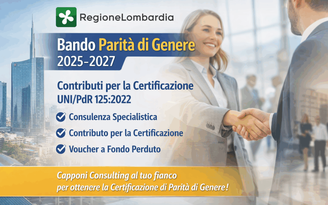 Bando Regione Lombardia 2025-2027: contributi per la certificazione della parità di genere